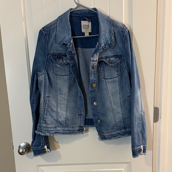 Vintage America Jackets & Blazers - Vintage America Blues Navy Denim Jacket